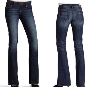 Paige laurel canyon low rise, bootcut jeans